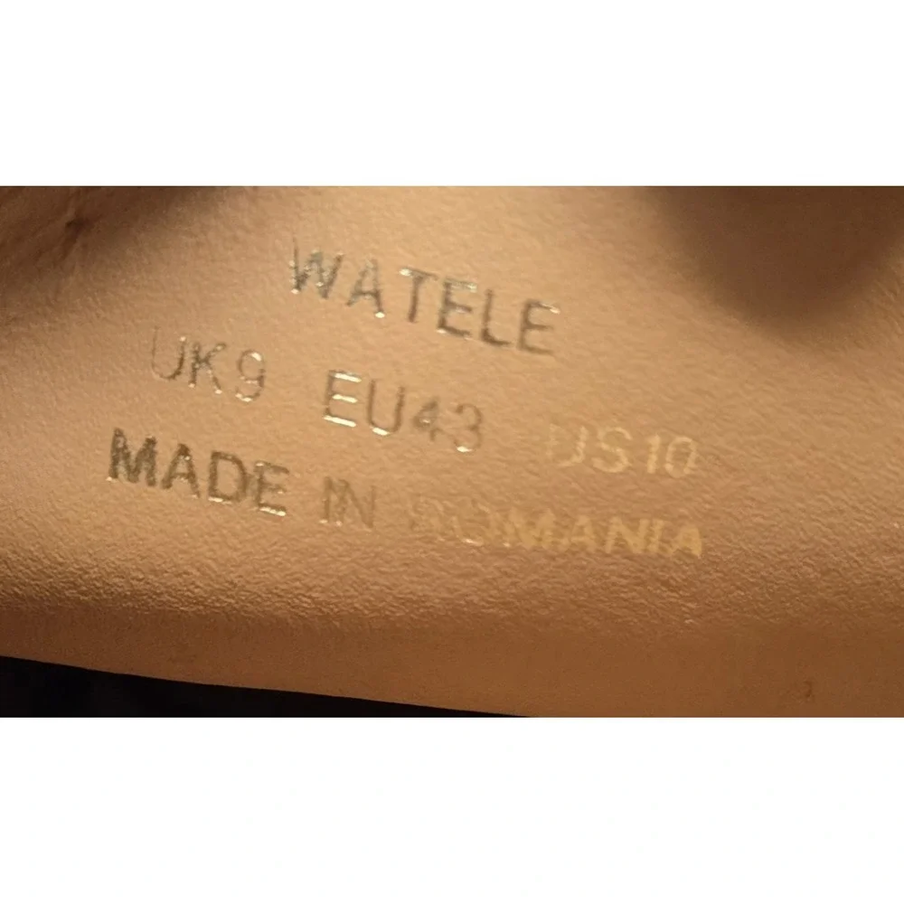 Ted Baker London Shoes Mens 10‎ Watele Leather Dress Oxfords Plain Toe Tan
